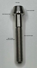 M6 X 35mm Titanium Hex Allen Bolt Screw Taper head DIN912