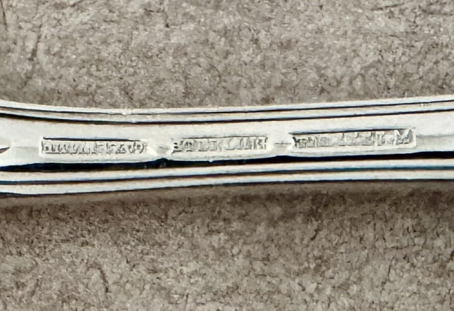 PRIMEROS TIFFANY INGLÉS KING PATRÓN ESTERLINA 7 3/4” SERVIDOR DE TOMATE C. 1885 Foto 4 de 4