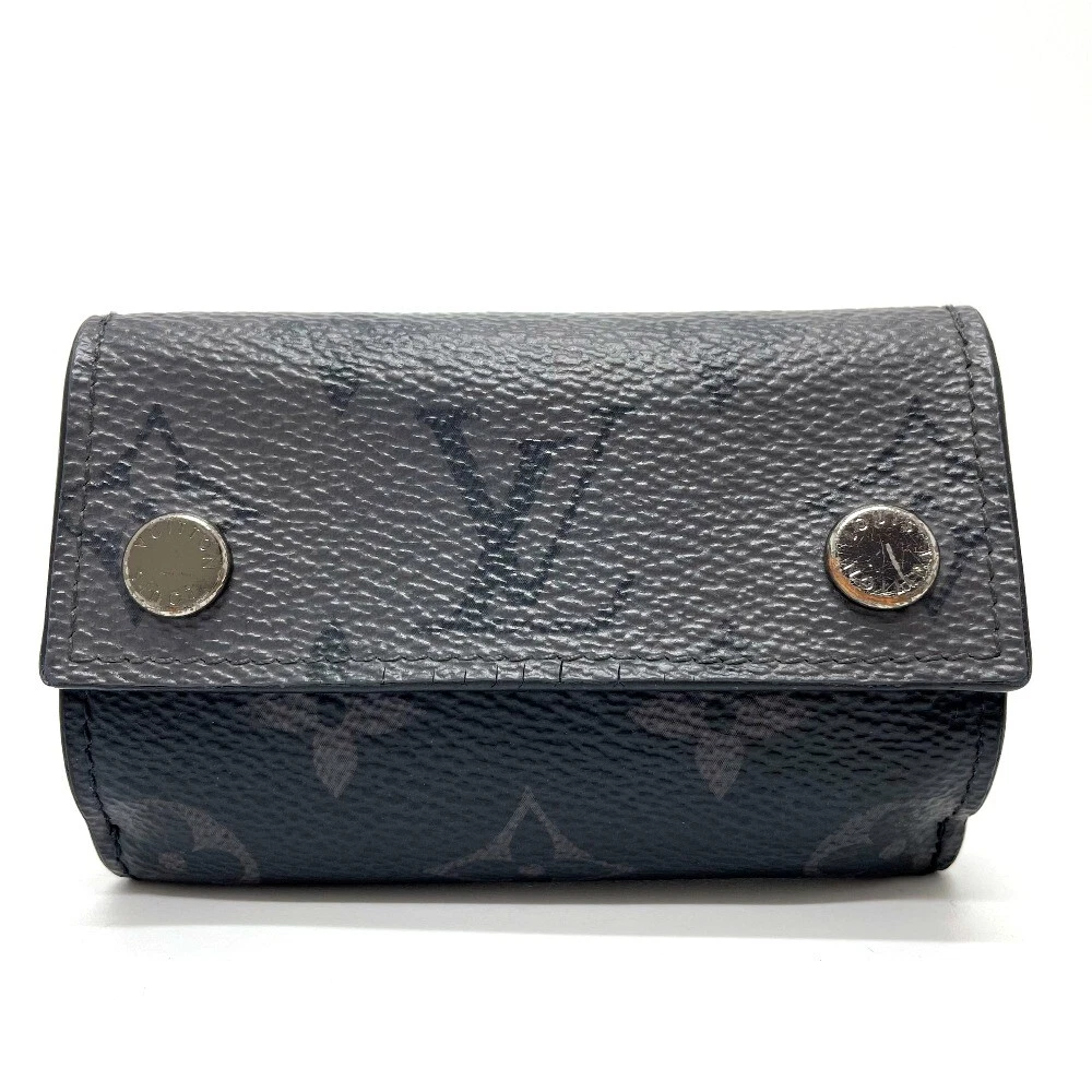 LOUIS VUITTON Ｍ45417 Monogram Eclipse Reverse Discovery Compact Trifold  wallet