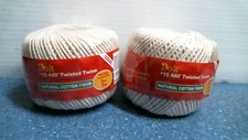 Do It Best  15, 440' Twisted Twine, Natural Cotton Fibers, LOT OF 2 311282 FS