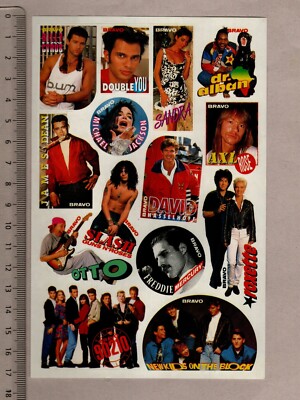 Aufkleber/Sticker BRAVO STAR Sticker Slash Guns N´Roses Freddie Mercury Queen