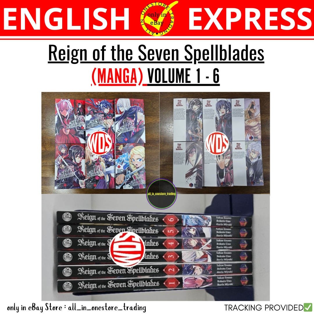 Reign of the Seven Spellblades Bokuto Uno English Version Volumes