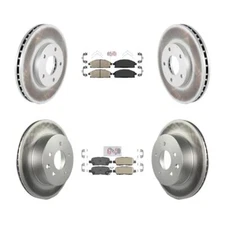 For 2005-2006 Nissan X-Trail Front Rear Ceramic Pad Coated Disc Brake Rotors Kit