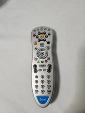 Replacement At&t Silver Remote Control Compatible w/TV & Set-Top Receiver, works