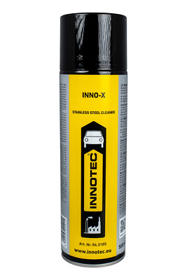 INNOTEC INNO-X 500 ml Edelstahlreiniger Reinigung Glanz Schutz für Chrom u. Alu