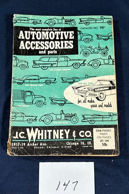 JC WHITNEY CATALOG 1959 AUTOMOTIVE ACCESSORIES CHICAGO ILLINOIS NO