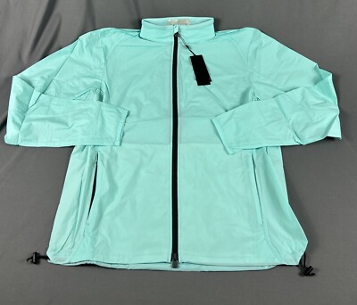 Greyson Golf Jacket Trailwolf Large Skystone Blue Nylon Spandex NWT MSRP $188