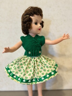 Skirt and sweater - clothes for Mary Hoyer and other slender 14 inch dolls