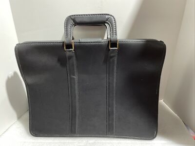 Vintage Coach Black Leather Briefcase L5H 5420 | eBay