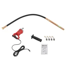 LABLT 1500W Handheld Concrete Vibrating Tool 4.92 ft Shaft Rod Concrete Vibrator