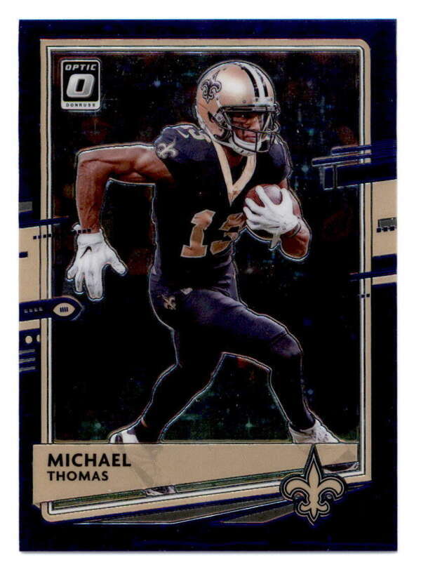 MICHAEL THOMAS 2020 DONRUSS OPTIC #71 PURPLE STARS PRIZM PARALLEL #04/25 BD7945