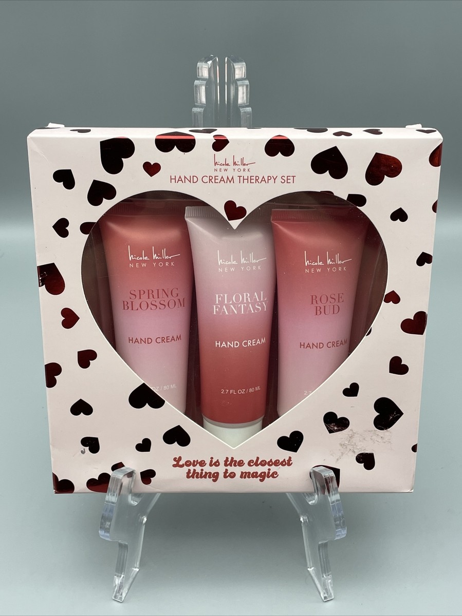 Hand Cream Therapy Set Nicole Miller New York Rose Bud,Spring
