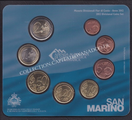 San Marin BU 2012 8 piéces - Picture 3 of 5