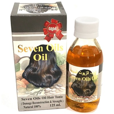 Original 100% Natural Seven Oils Oil Hair Tonic 125ml (with  (6287001230443)