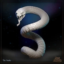The Snake Giant Serpent Miniature | D&D DnD