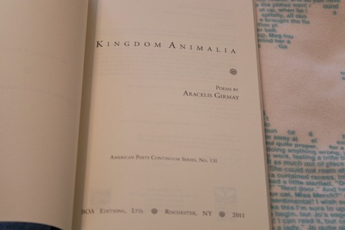 Kingdom Animalia by Aracelis Girmay, Brand New BOA Editions paperback - Picture 3 of 3