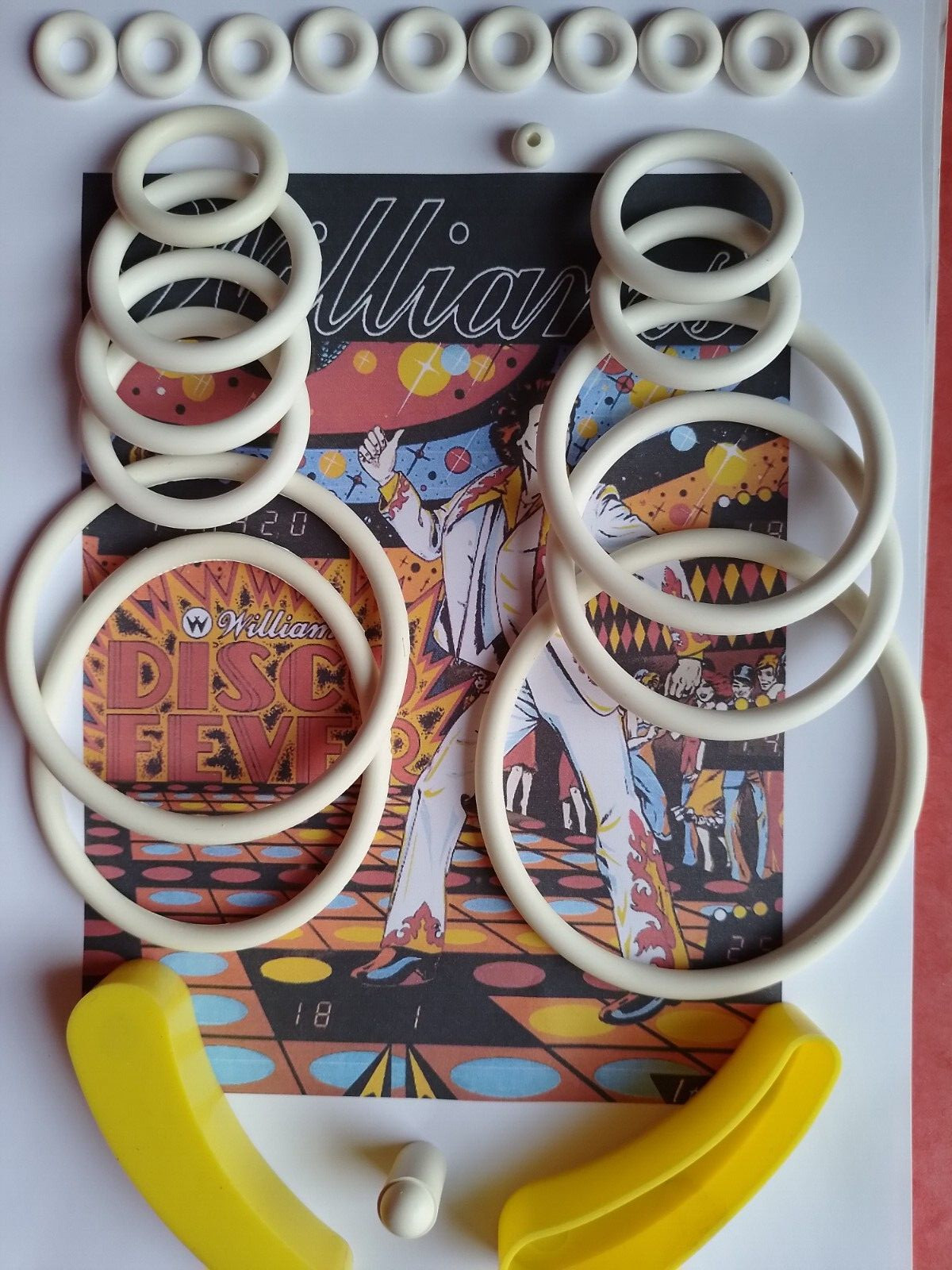 Kit elastiques caoutchouc Williams Disco Fever de qualité premium