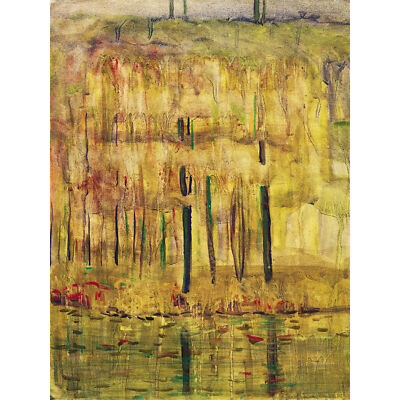 Ciurlionis Etüde Studie symbolistisches Gemälde großer Kunstdruck 18 x 24 Zoll