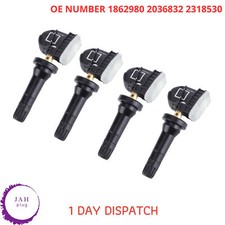 4x TPMS TYRE PRESSURE SENSOR 1862980 2036832 FOR FORD FOCUS FIESTA C-MAX KUGA