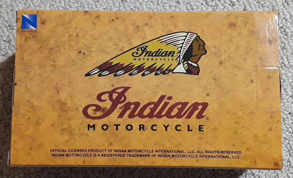 New Ray Toys 1:12 Scale DieCast Toy Replica Indian Sport Scout 1934 22 - Image 3 of 4