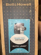 Bell  Howell Zoom Reflex Autoload 8mm Movie Camera Model 315 W Case  Manual