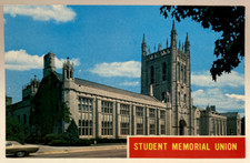 Student Memorial Union, Columbia, University of Missouri MO Vintage Postcard