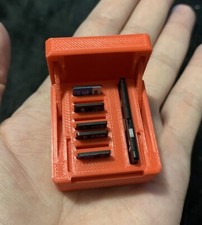 3D Printed Flip Top Mini SD Card Holder