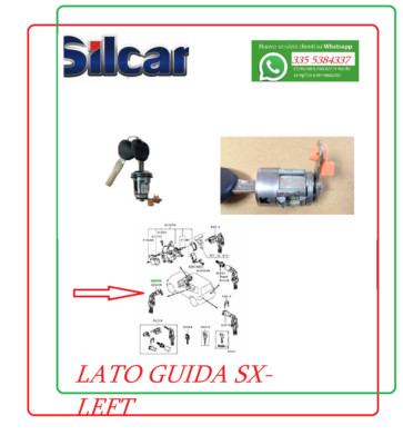 Genuine Mitsubishi Pajero 2001/2006 Key Lock Cylinders did