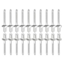 50Pack 4.8mm x 10mm (DxL) Blind Rivets 304 Stainless Steel Dome Closed End Rivet