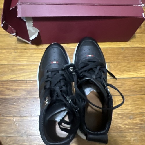 Zapatilla deportiva extraligera Bally BIRKO de cuero/malla negra para hombre con cremallera lateral - Imagen 6 de 7