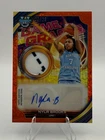 NYLA BROOKS 2025-26 Bowman Best U JERSEY PATCH AUTO /25 ORANGE REFRACTOR #GG-NR