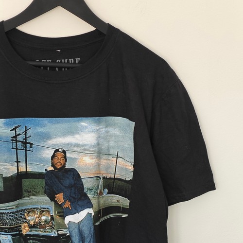 Vintage Ice Cube T-Shirt Black Mens Small Graphic Print Short Sleeve Band Tee - Picture 2 of 5
