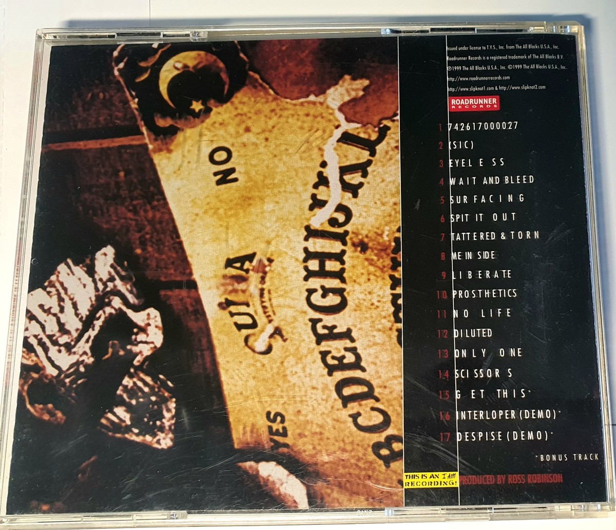 slipknot 4thアルバム　当時メンバー直筆サインCD slipknot 4thアルバム 当時メンバー直筆サインCD Slipknot