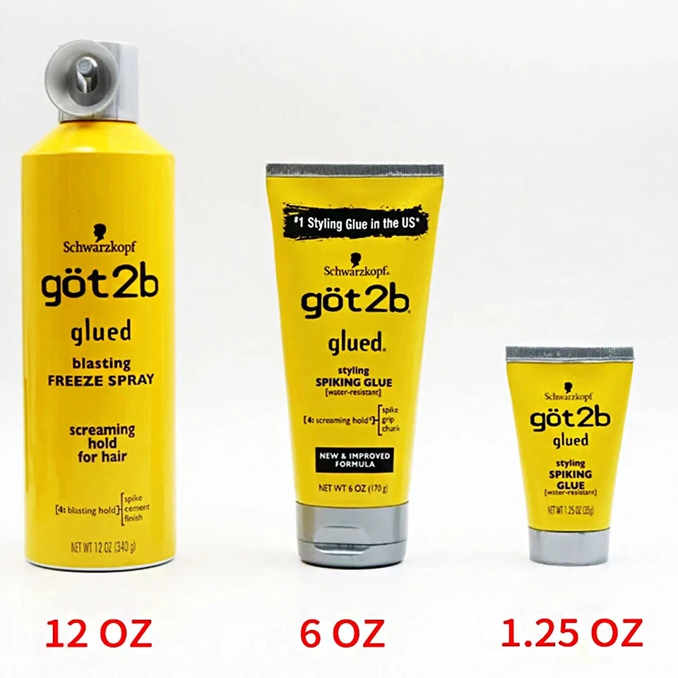 Got2b Glued Blasting Freeze Spray Strong Hold Water Resistant Hair Wig Styling - Image 3 of 4