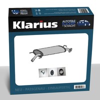 Klarius Auspuff Mitteltopf+Anbauteile für Toyota RAV 4 III 2.2 D-4D+4X4 2006-