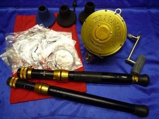 Fin-Nor 9/0 Dual Gear 2-Speed Trolling Reel w/ Rod Set