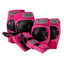 Flybar Sports Protection Knee, Elbow, and Wrist Pad Set for Kids and Adults