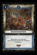 187/278 Righteousness Warhammer Age Of Sigmar Spell Holo Trading Card TCG CCG