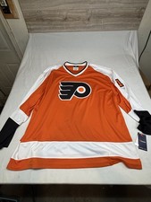 Philadelphia Flyers Bernie Parent 1 Fanatics 1974-75 Orange Jersey Size 5XL NWT