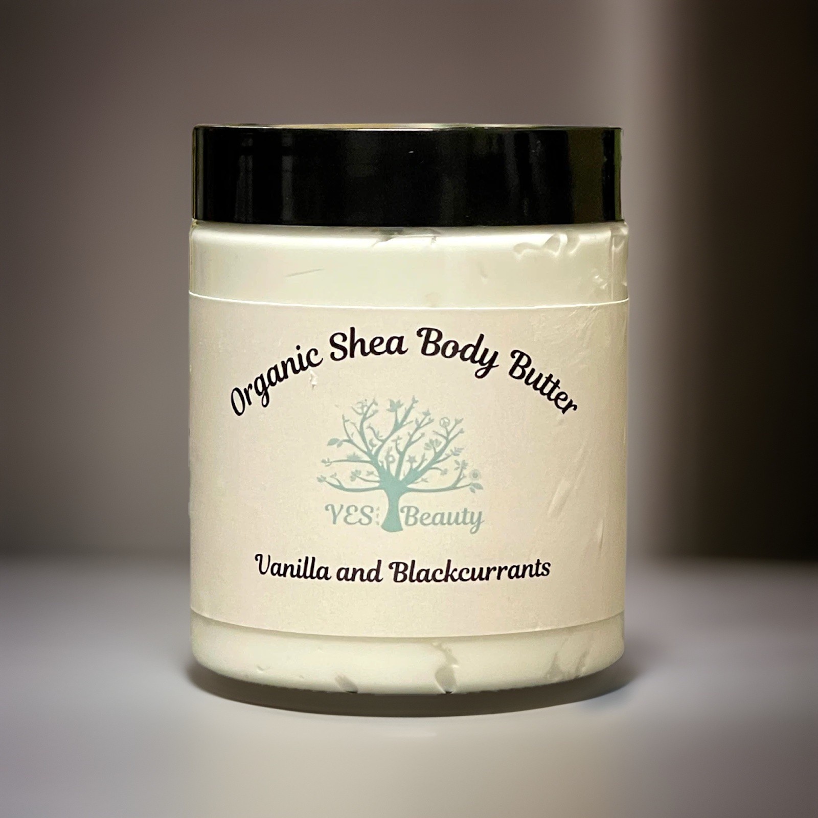 Handmade Organic Shea Body Butter - Vanilla & Blackcurrants Rich & Creamy -10 oz