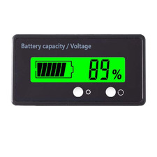 12V 24V 36V 48V Battery Capacity Indicator Golf Cart Voltage Meter w LCD Display