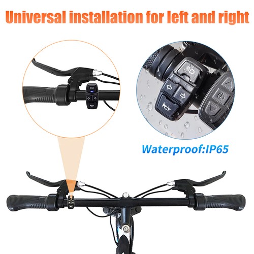 Handlebar Horn Button Turn Signal Fog Light ON/OFF Controller Switch Motorcycle - Picture 5 of 14