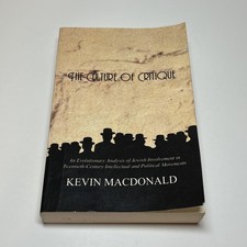 Culture of Critique : An Evolutionary Analysi...