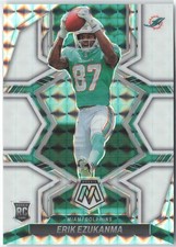 Erik Ezukanma RC Rookie 2022 Panini Mosaic White #339 /25 Miami Dolphins