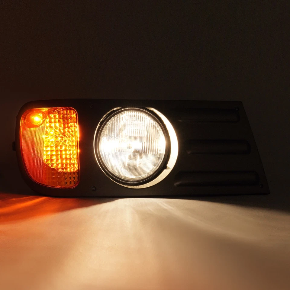 Faro gris luces de esquina bisel lado izquierdo derecho para camión Mack CV713 Foto 2 de 4