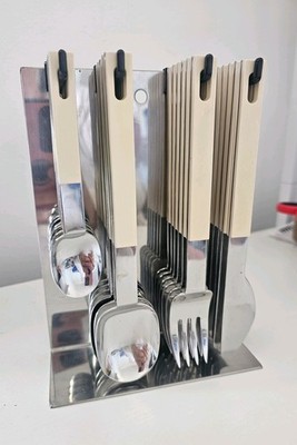 Vintage Hängebesteck Set von Abert Nicrosil 24-teilig 