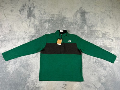 #ad THE NORTH FACE GORDON LYON 1 2 ZIP MENS JACKET LARGE GREEN FLEECE $41.99