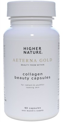 Higher Nature Aeterna Gold Collagen Beauty90 Kapseln