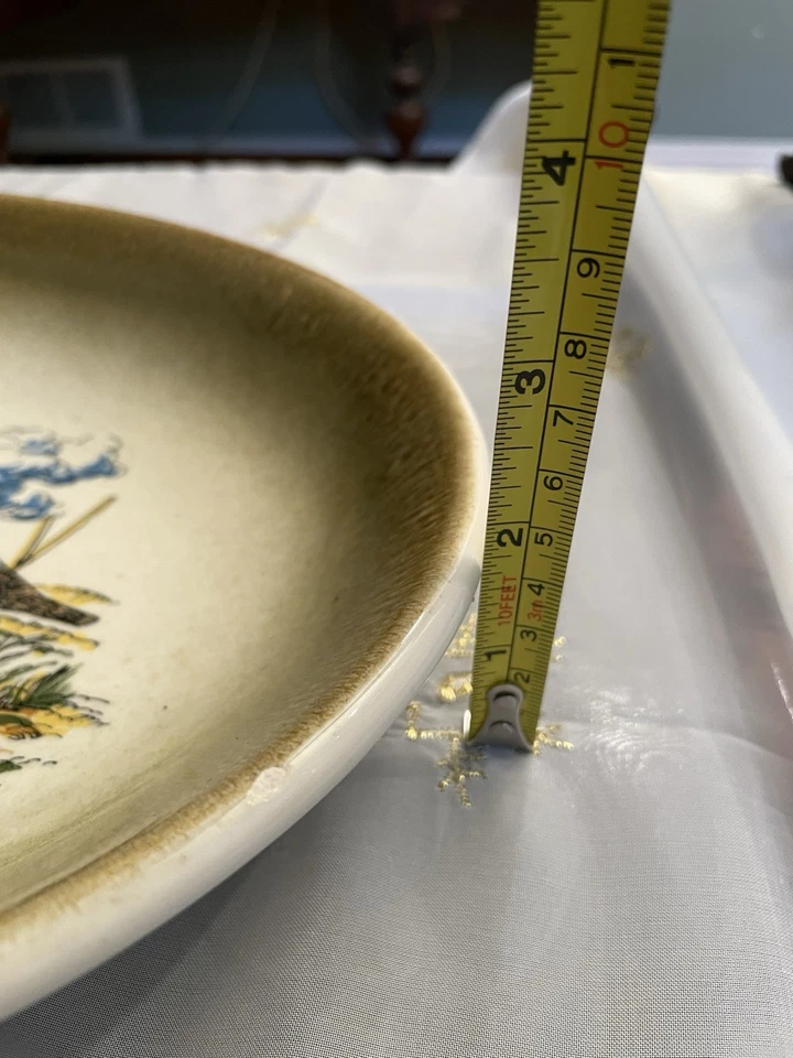 ARM Ceramica Made in Italy Thanksgiving Turkey Oval Platter 15.5” - Image 4 of 4