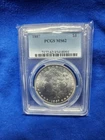 1887 $1 Morgan Silver Dollar PCGS MS62 - 90% Silver